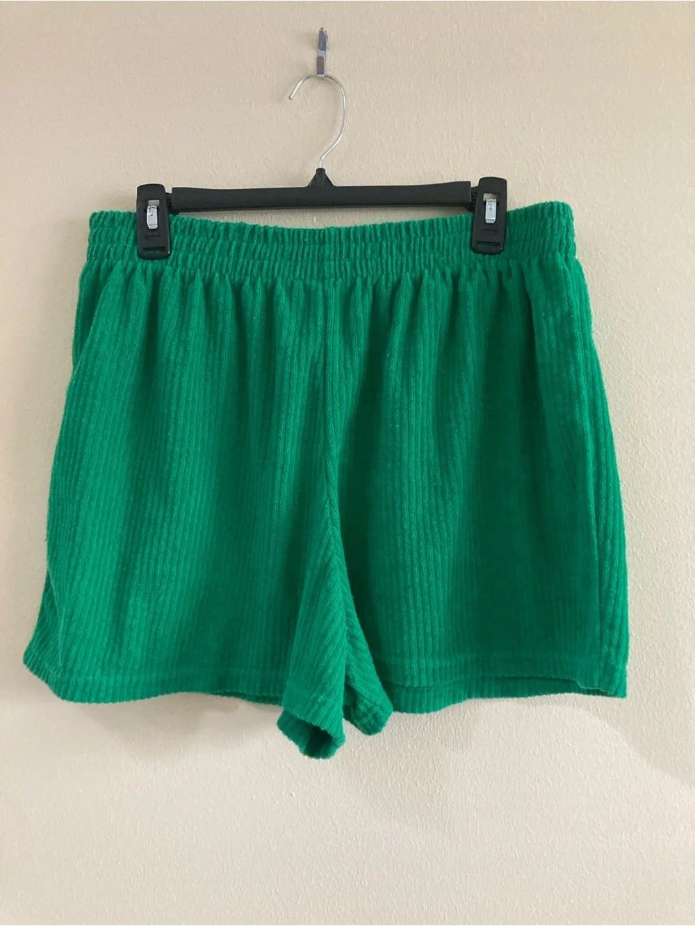 Nasty Gal Green Corduroy Two-Piece Loungewear Set